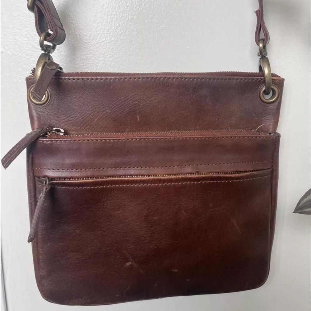 FatFace Leather Crossbody Purse Bag
